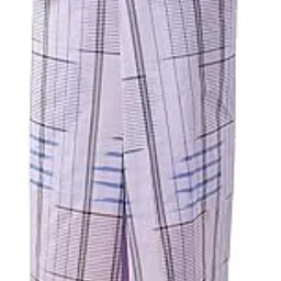 yanai Men's Cotton Lungi, White with Multicolour Kattari Pattern, Stitched, Ready to Wear | White, Mutlicolor (Kattari) |-picture-30