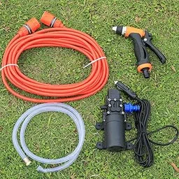 UJEAVETTE 12V 70W Portable Electric Car Washer Pump Device Powerful High Pressure-image-86