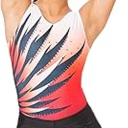IKAANYA Girls/Women Combo - Sleeveless Leotard and matching shorts - Ideal for Gymnastics, Dance, Yoga, Acrobatics or Performance (Toddlers, Kids, Adults)-image-14