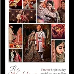 SATOMDHA Personalized Photo Frame for Gift, 9 Photo Customized Photo Frame Gift for anniversary Husband, Wife, Girlfriend, Boyfriend (9x13 INCH)-picture-13