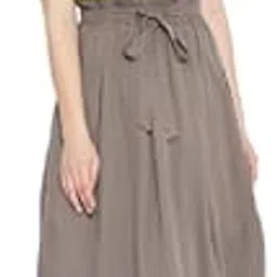 n.h.k.a. Women Green & Taupe Solid Top with Skirt-picture-17