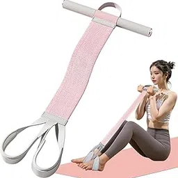 Fabric Resistance Band with Handles, 120lb Full Body Workout Band, Non-Slip Elastic Bands for Strength Muscle Training, Stretch Band, Workout Equipment for Leg, Arm, Chest, Core, Wrist-picture-29