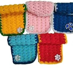 ishvara laddu Gopal Winter Woolen Blanket/Deity shwals 8 inch/Set of 5 Shawls-picture-56