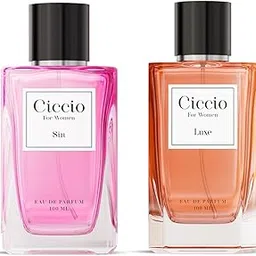 Ciccio Luxe and Sin Eau De Perfume with(Luxe) Bergamot, Lemon, Rose (Sin) Ginger, Apple, Cinnamon, Patchouli for Women | Premium Long Lasting Luxury Fragrance, (Pack of 2) 100ml each-picture-42