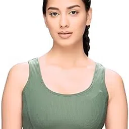 steylo Women's Solid Non Padded Polyester Elastane Sports Bra STY-30-A-BK-picture-56