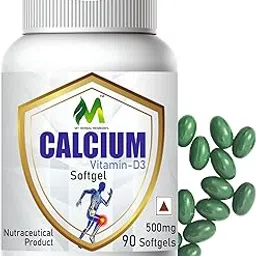 My Herbal Remedies Calcium Softgels | 90 Softgels with Magnesium, Zinc, Vitamin D & B12 | Bone & Joint Support for Men & Women-picture-14