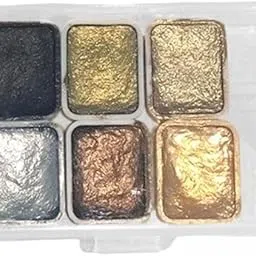 Enakshi® 3xNail Pigment Palette Painting Watercolor Pigment for Nail Art Diy Home style C|Health & Beauty | Nail Care, Manicure & Pedicure | Nail Art Accessories-picture-46