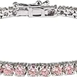 Bracelet for Women & Girls - 925 Sterling Silver Birthday or Anniversary Gift - Anti Tarnish 18k Gold Plated with Cubic Zirconia - Stylish Fashion Accessories-image-2