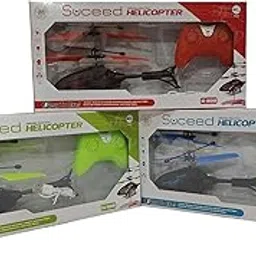 AWESOME MARKETPLACE 2-in-1 Hand Sensor Flying Helicopter with Remote Control | Rechargeable 3D Light Toy Helicopter for Kids | Indoor & Outdoor Flying Toy for Boys & Girls - Red-picture-33