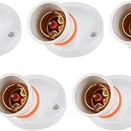 Pack of 5 Pieces Angle Bulb Holder for Wall (ESP166)-picture-35