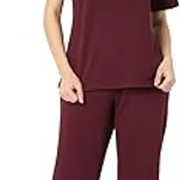 smarty pants Women's Cotton Rib Round Neck Night Suit.-picture-44