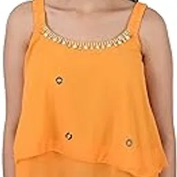 ADII Collection Women's Top (Orange, 34)-picture-10