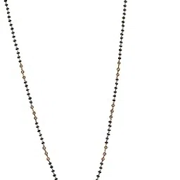 ohbellamuse Elegant Black Beads Mangalsutra Chain for Women | Artificial Beads Embellished Stylish Mangalsutra Jewelry | Perfect for Wife, Brides, Ladies | Festive & Anniversary Gift-picture-10