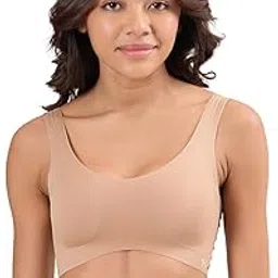 krvvy Ultrasoft Bralette | Wireless and Seamless Everyday Bra for Women | Full Coverage Slip-On Bralette with Removable Pads | Lightweight Comfort Fit-picture-41