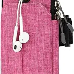 VIZCO Mens Cross Body Bag Universal 6.7" Waterproof Sport Armband Bag Running Gym Arm Band Mobile Phone Bag Case Cover (Color : Pink)-picture-33