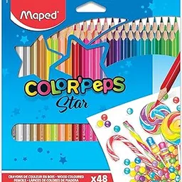 Maped Color'Peps Color Pencil Set - Pack of 48 (Multicolor)-picture-41