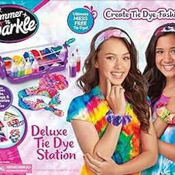 Shimmer 'n Sparkle Deluxe Tie Dye Studio with Hair Scrunchy and Bandana by CRA-Z-Art-picture-19