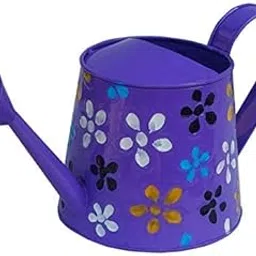 Metal Watering can This Adorable Watering can Help You in The Garden Promote Decorative can use in Home Garden rustproof Waterproof Leak Proof 2.5liter Pack of 1 Purple.-image-17