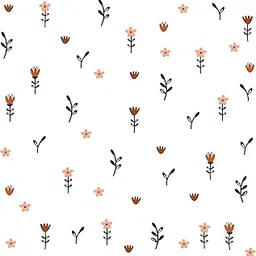 Creative Edge Small Flowers Wall Sticker Multicolor Decorative Vinyl Wall Art for Home Bedroom Living Room Kitchen Floral Design Wall Decal for Aesthetic Room Decoration (H x 125 x W x 160cm)-image-11