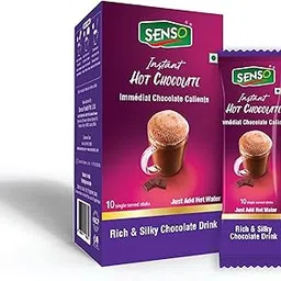 SENSO Instant Smooth Hot Chocolate Drink Premix (6 Sachets Of 25 Gm Each), Low Fat-image-6