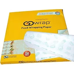 Butter Paper Sheets Microwave Safe up to 220 C Biodegradable, 100% Food Safe Wrapping Sheets for Kitchen Butter Paper Sheets for Roti Wrapping Size 11 * 12 (250)-picture-20