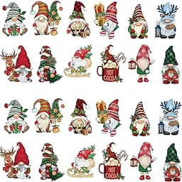 24PCS Christmas Decorations, Christmas Tree Ornaments, Hanging Decorations for Holiday, Festive Gnome Decor Set for Home, Xmas Tree and Gift Wrapping-picture-18