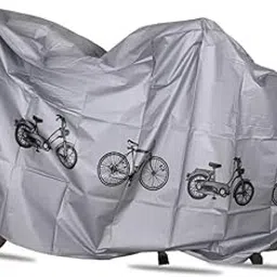 TADU Mountain Road Electric Bike Exercise Bike Bicycle/Cycle Protective Cover, Waterproof Cycle Cover | Sun Rain Water Dust Proof Cycle Body Cover (1Pcs) (Multicolor)-picture-11