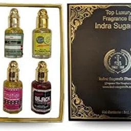 INDRA SUGANDH BHANDAR Luxury Attar Combo For Men and Women Strong Fragrance Attar Gift Set 6Pcx12ml Roll-on 72ml Pack (Blue Jeans, Dana, Lime Fresh, Fantasia, Emotion, Royal Black) Long Lasting Itra-picture-34