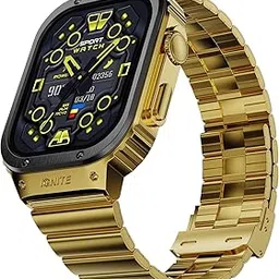 Fire-Boltt Maverick Smartwatch 51.308mm (2.02 inch) IPS Display, Luxury Stainless Steel Look, 320x385 Pixel Resolution, Bluetooth Calling, Voice Assistant (Black Gold)-picture-31
