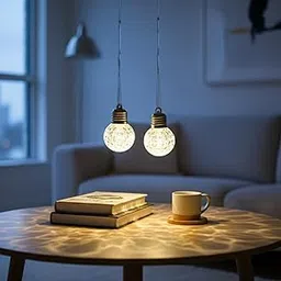 GLAOWRA Mini LED Bulb | Hanging Bulb for Home Decor, Diwali, Christams, Happy New Year, Gifts, Pack of 2-picture-13