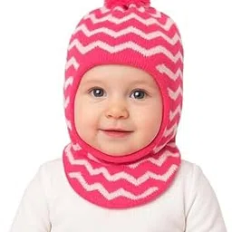 yanwenx Woolen Monkey Beanie Cap for Babies – Soft & Warm Winter Cap for Baby Boys & Girls-picture-23