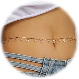 shining diva fashion Belts for Women and Girls Stylish Kamarbandh Belly Chain Waist Belt for Dresses Jeans (16674kb)-picture-50