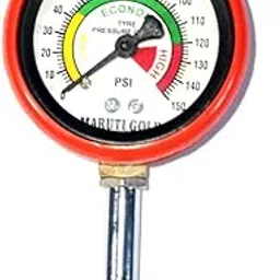 Tyre Pressure Gauge with 150Psi Analogue Meter for Car, and Bike-picture-14