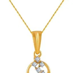 p.c. chandra jewellers Gold and Diamond Pendant for Women-picture-51