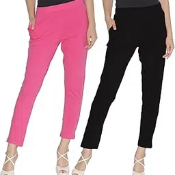 lyra Soft Cotton Mid Rise Kurti Pant for Women Multicolour-picture-13