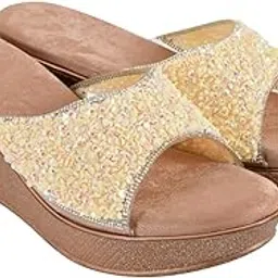Women’s Stylish Wedge Sandals, Chic Summer Wedges with Cushioned Sole for Parties, Work & Casual Outfits-image-0
