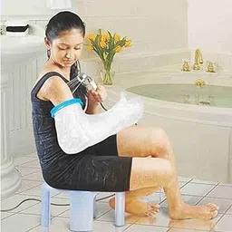 Dyna Cast Protector | Adult Long Arm | Water-proof Arm Cover Above Elbow | For Shower and Bath | Keeps Plaster Cast, Wounds and Bandages Dry | Reusable (Adult long arm)…-picture-12