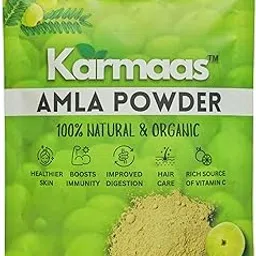 Karmaas Amla Powder | 100% Natural & Organic | Rich in Vitamin C | For Hair Growth, Glowing Skin & Digestion | 200g Herbal Powder-picture-19