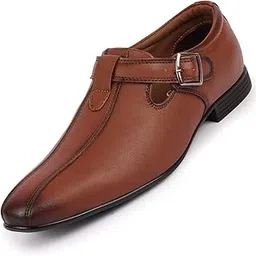 fausto Men's Side Open Shoe Style Sandal with Buckle Strap-picture-41