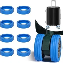 SLINGVY Luggage Wheel Silicone Protector Cover Trolley Wheel Cover Silicone Shock Absorption Wheel Cover for Trolley Bag Suitcase Wheel Cover Silicone for Most Spinner Wheel Bag/Chair (Pack OF 32)-picture-13