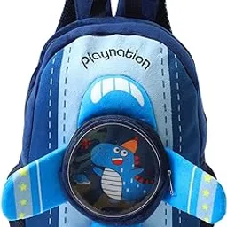 play nation Premium Soft Toy Bag for Kids, Plush School Bags for Girls & Boys, Cute Cartoon Velvet Backpack, Travel Bag for Kids, Best Birthday Gift for 2+ Years, 12.2 Inches-picture-45