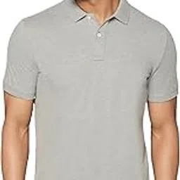 amazon brand - anarva Men's 100% Cotton Polo T-Shirt – Solid Plain Short Sleeve Tee with Classic Collar for Everyday Casual & Smart Wear-picture-14
