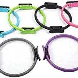 TheBackyard Pilates Ring - Body Toning Workout Accessory with Dual-Sided Padded Handles - Unbreakable Exercise Circle for Men & Women - Posture & Balance, Strong Firm Muscle, Easy to Use-image-40