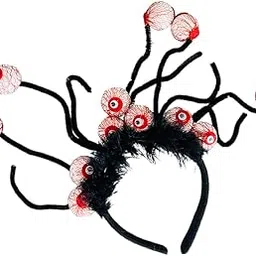 Little Surprise Box Halloween Creepy Eyeball with Long Tentacles Theme Headband for Party Costume | Halloween Party Headband Hair Accessories 1 Pcs-picture-17