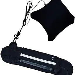 HEAVENGLOW Soccer Trainer Waist Bag Soccer Ball Kicking Belt with Adjustable Waist Belt Black-Sporting Goods-Team Sports-Soccer-Training Aids-1 Set Football Kick Trainer-picture-11