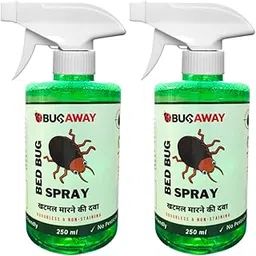 BugAway Organic Bedbug Killer Spray 250ML | Khatmal Marne Ki Dawa | 100% Natural Ingredients (Pack Of 2)-picture-10