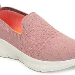 carlton london Women Comfortable Slip On Snakeer with Heels, for for Casual, Walking & Daily Use-picture-2