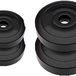 DREAM FIT Set of 15Kg PVC Weight Plates for home gym - Spare Weights for dumbbells, barbells and other exercises (15Kg (2.5Kg x 2 + 5Kg x 2))-image-23