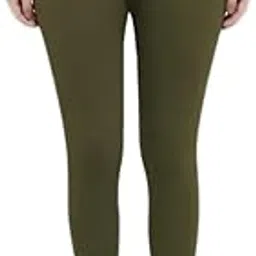 zmz Ankle Length Leggings for Women | Cotton Blend | Moisture-Wicking | Soft Waistband & Cotton-Elastane Fabric |Steel Grey Ankle Leggings-picture-15