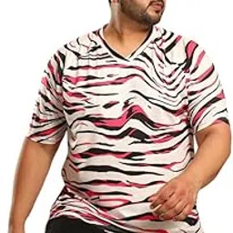 instafab Plus Men's Basic Activewear T-Shirts for Casual Wear | Short Sleeves | Anti-Odor | Dri-Fit | Jersey T-Shirt Crafted with Comfort Fit & High-Performance-picture-52
